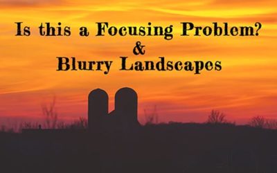 Is this a focusing problem? and blurry landscapes